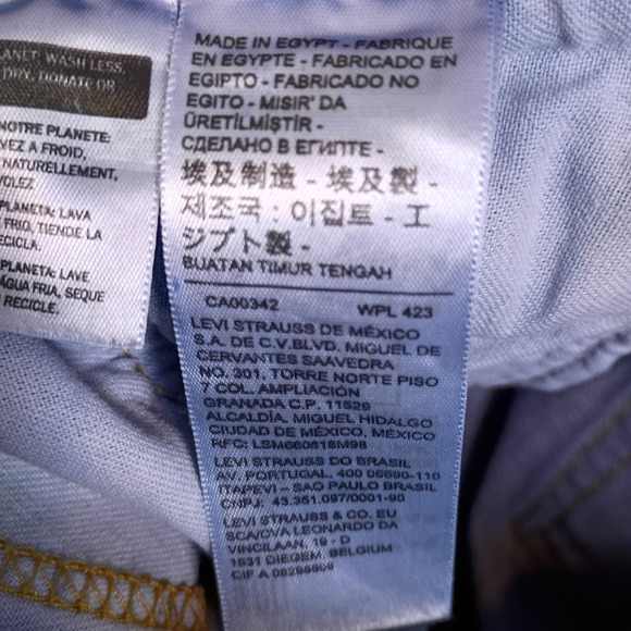 Levis 559 Relaxed Straight Jeans Mens W33 L30 Blue Denim Medium Wash Rare Tag - Picture 13 of 16